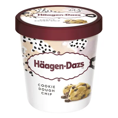 Crème glacée cookie dough chip  Häagen Dazs