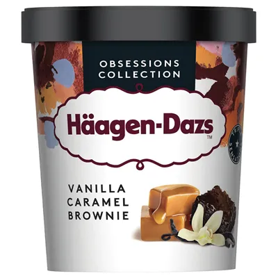 Glace Vanilla Caramel Brownie  Häagen Dazs