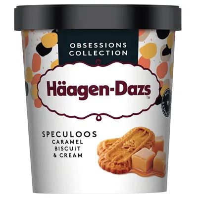 Häagen Dazs  Glace Speculoos Caramel Bisucuit & Cream  
