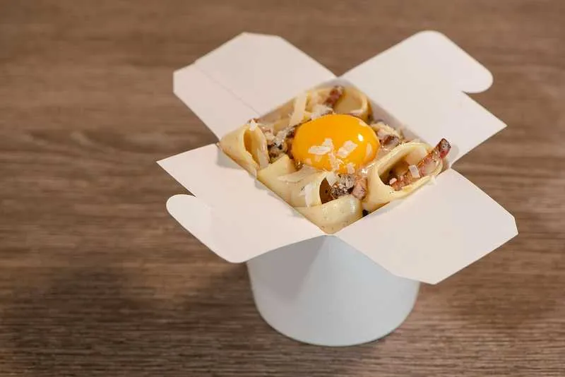 Penne a la carbonara