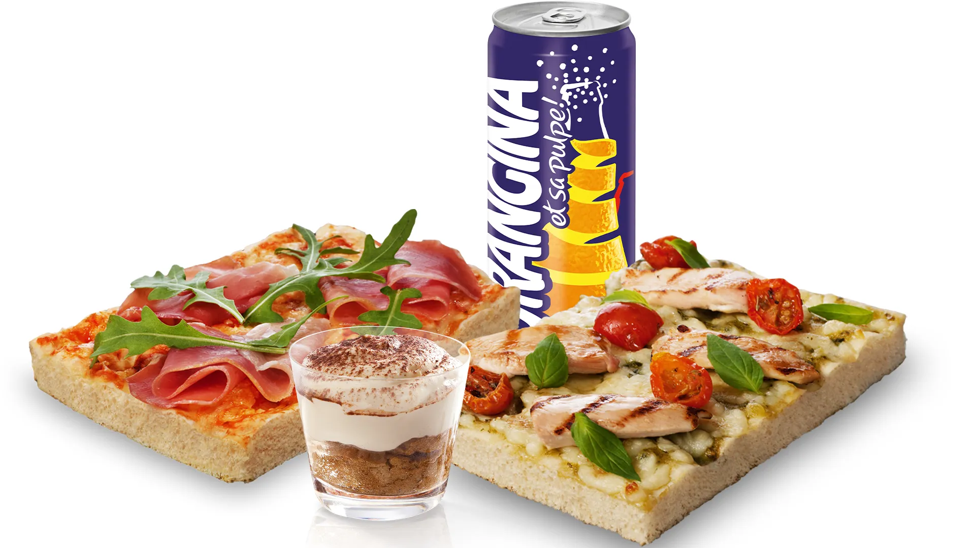 Menu Pizzas Trio