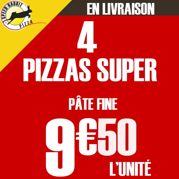 Pizzas - Speed Rabbit Pizza Douai