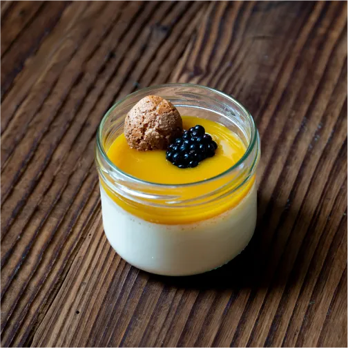 Panna cotta mangue