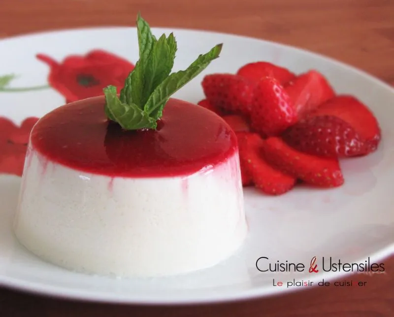 Panna Cotta Fruits rouge