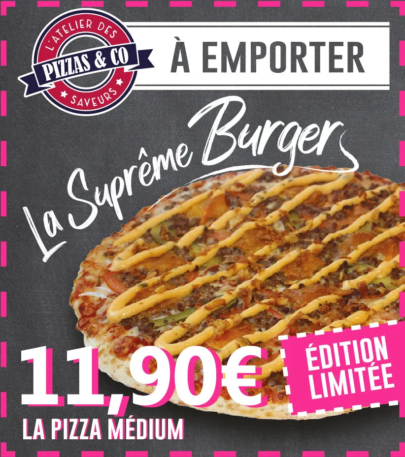 LA SUPREME BURGER Médium à 11,90€ !