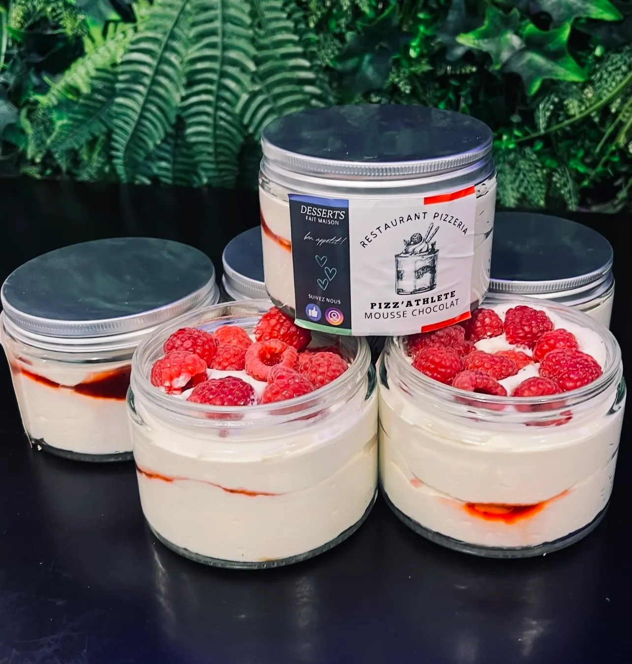 MOUSSE CHOCOLAT BLANC FRAMBOISE 