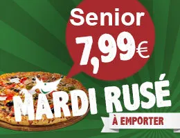 PIZZA SENIOR - PROMO DU MARDI