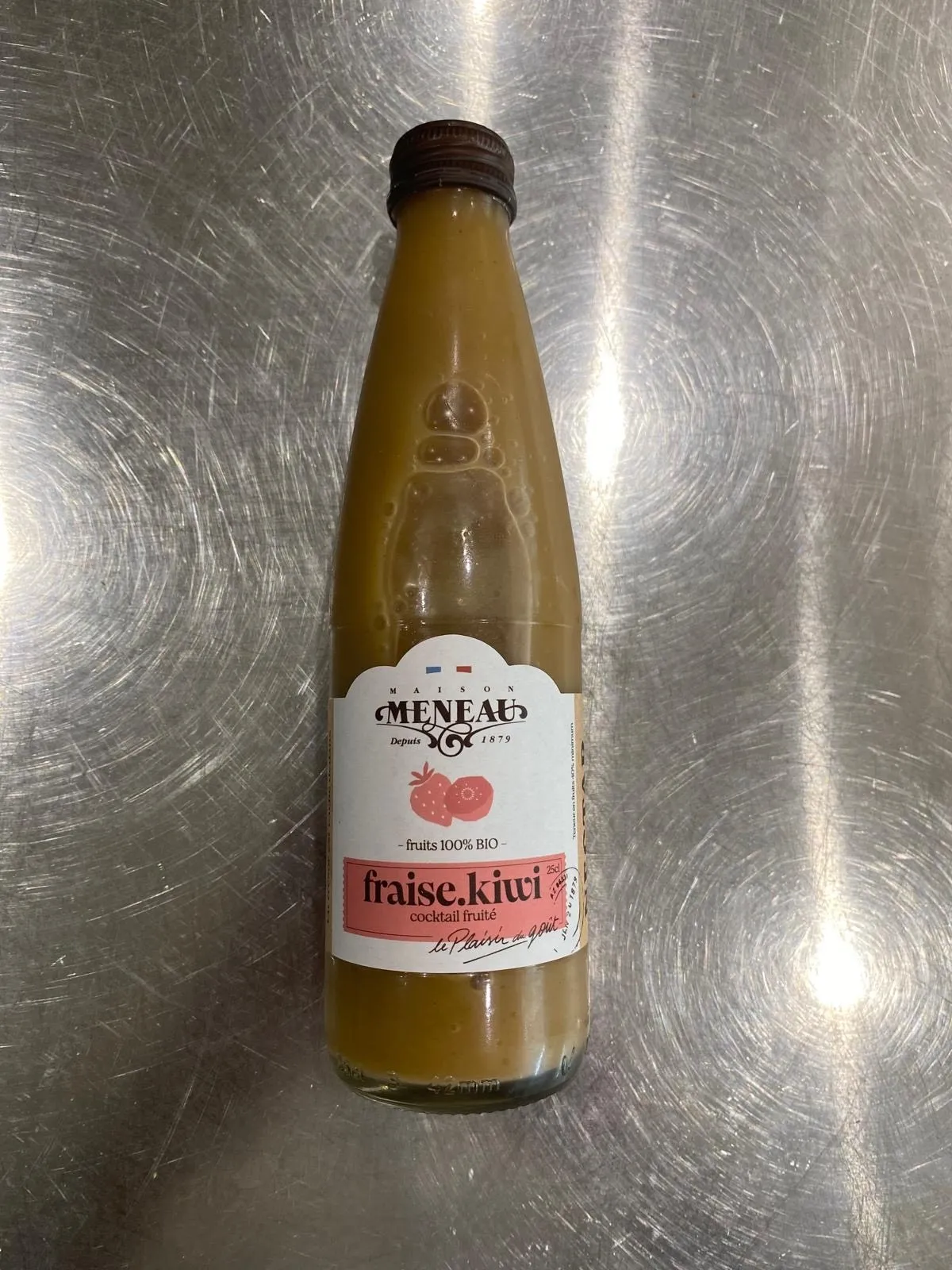 JUS MENEAU FRAISE KIWI BIO