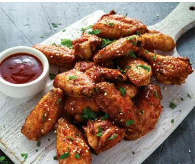 Wings de poulet sauce BBQ