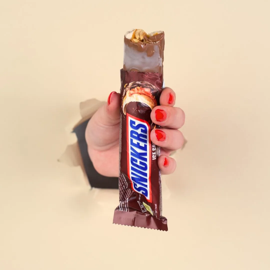 Barre glacee snickers