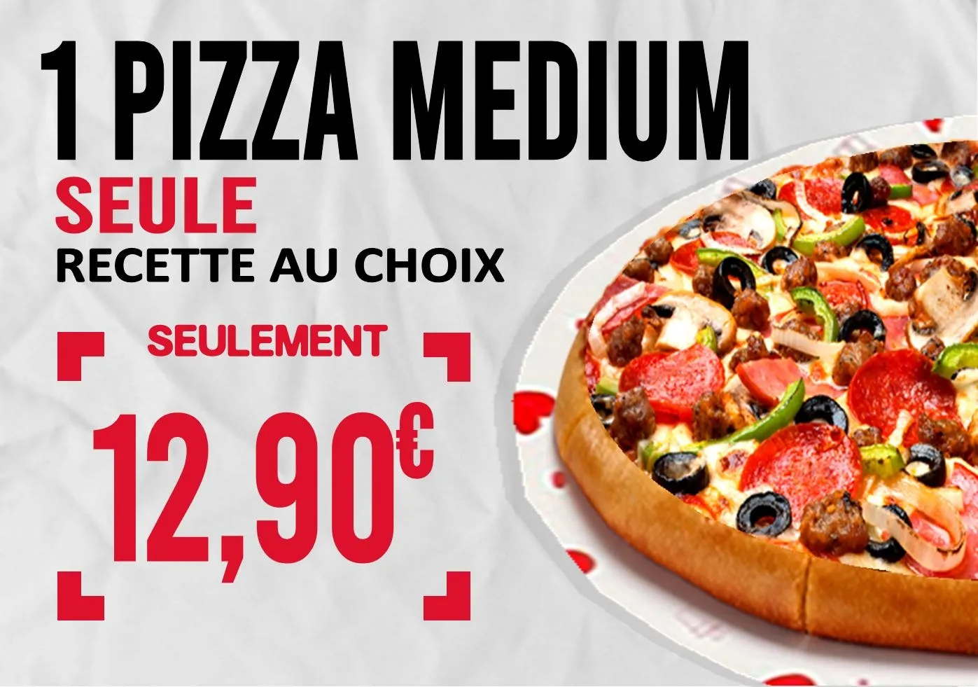 1 Pizza Medium