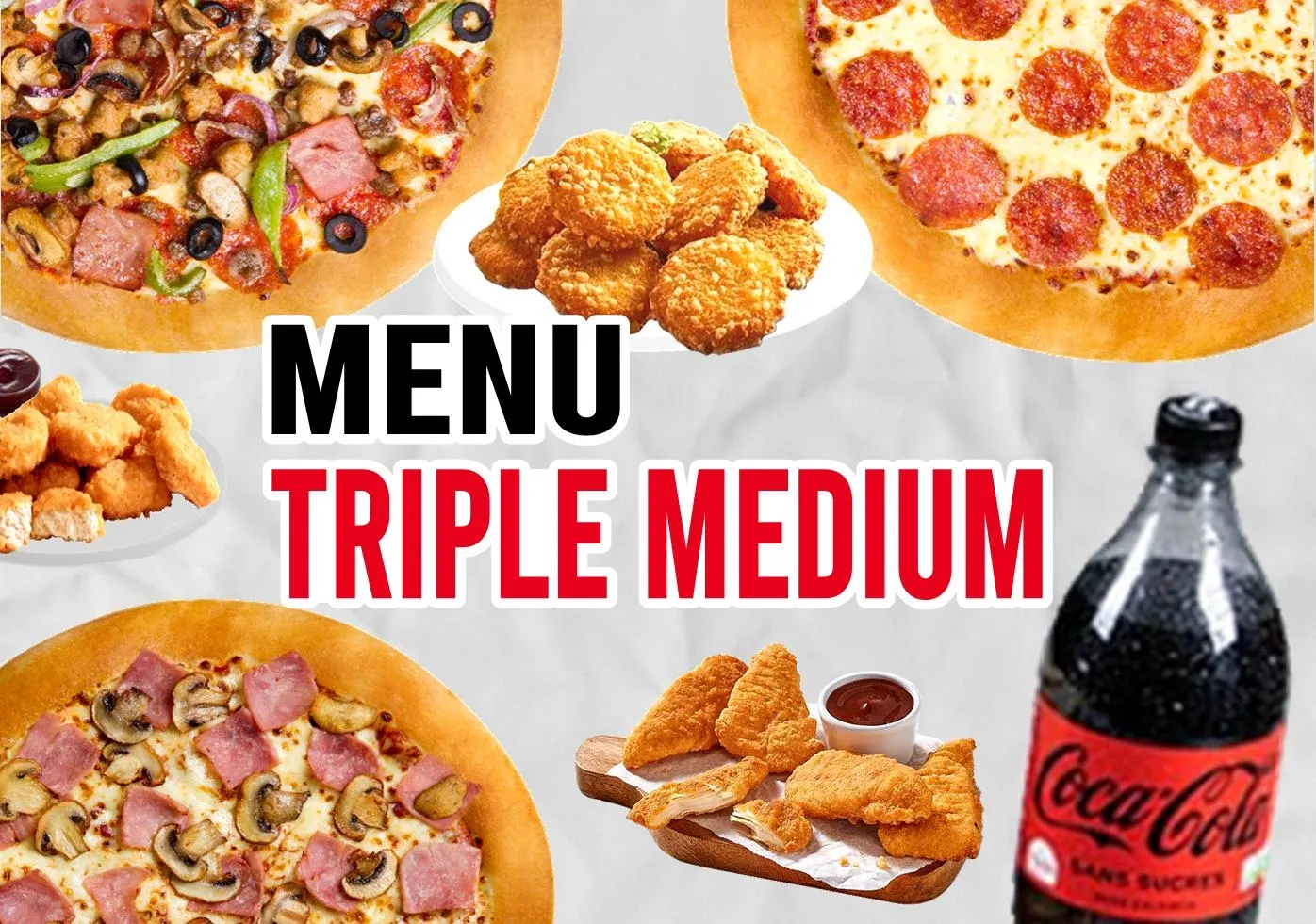 Menu Triple Medium