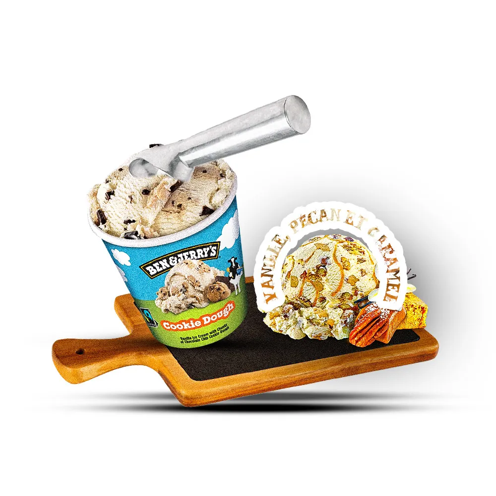 Ben & Jerry&#39;s 100ml Vanille Pécan et Caramel