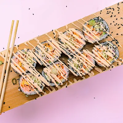 Salmon Godzilla Roll