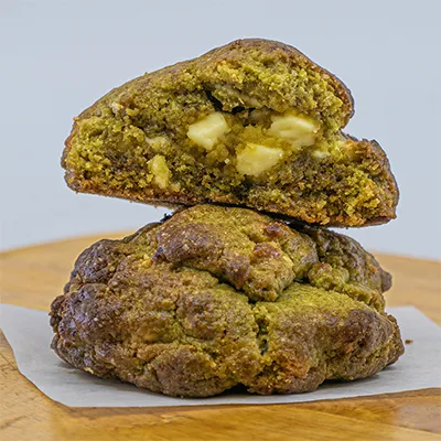 Matcha White Chocolate Chip Cookie