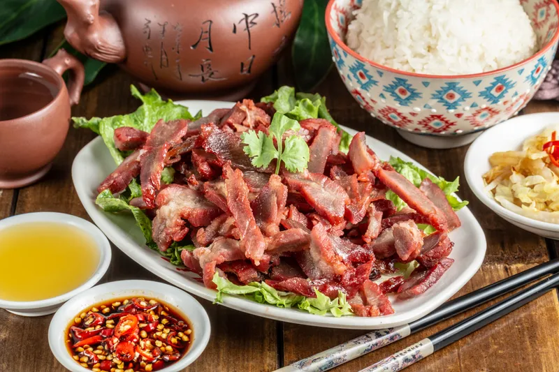 9103. RIZ NATURE GARNI DE PORC &#34;CHASIU&#34;