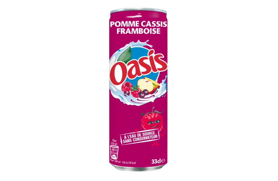 Oasis Pomme Cassis Framboise 33CL