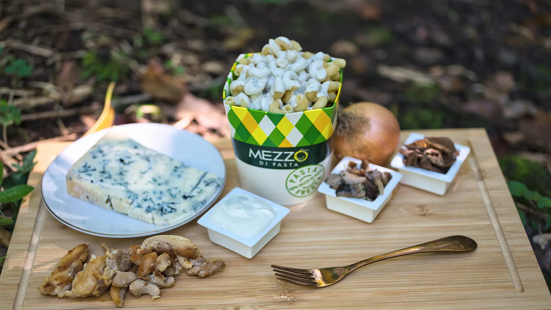 Sauce Poulet Champignons forestiers et gorgonzola