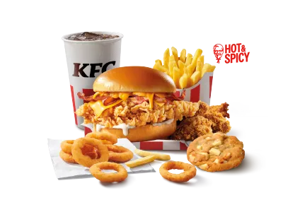    Kentucky Cheese Grander Burger Box Meal