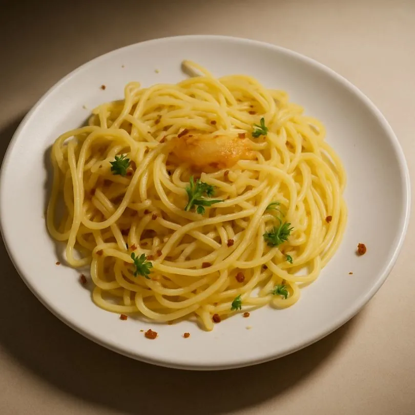 Aglio. olio e peperoncini