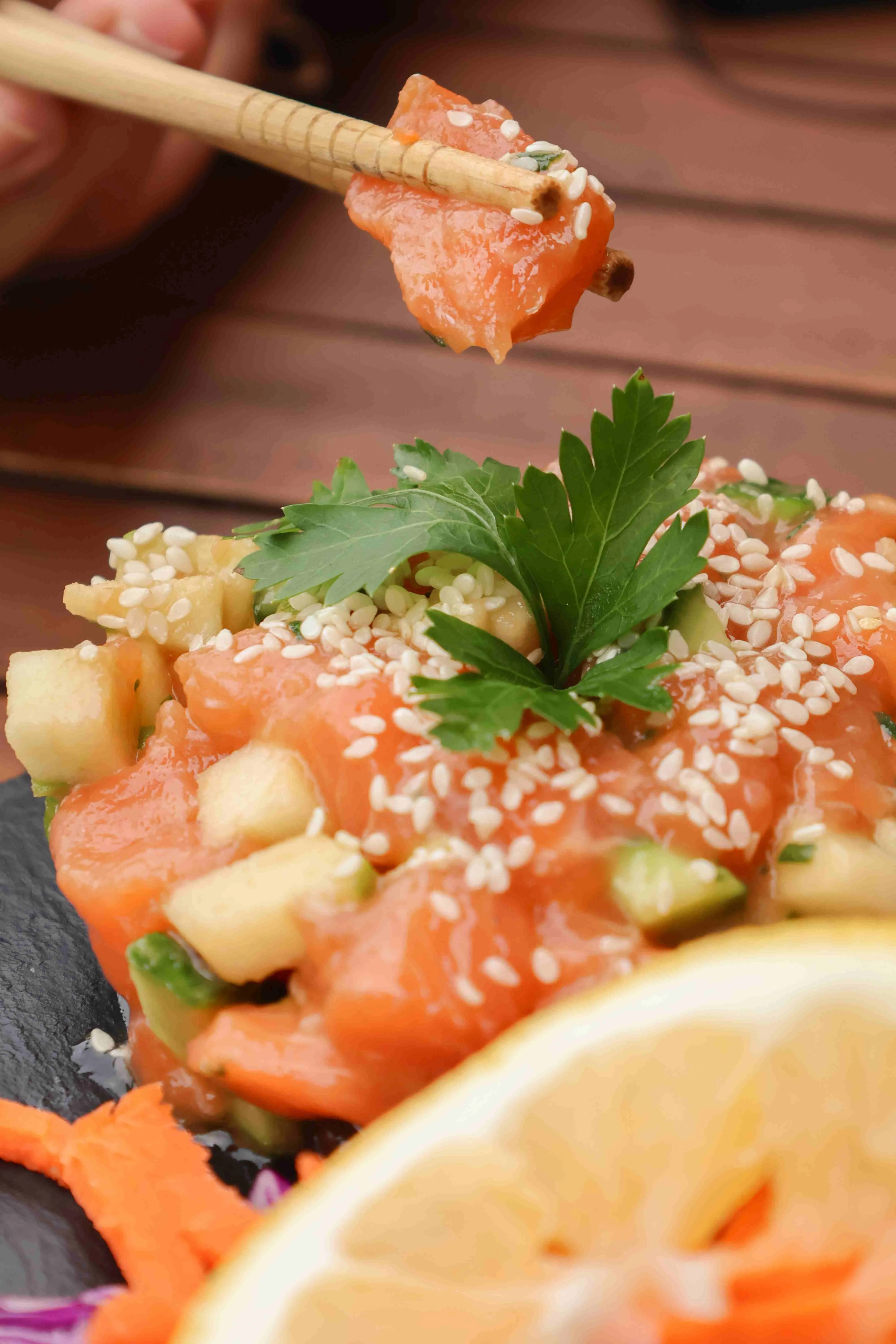 TARTARE DE POISSON DU JOUR