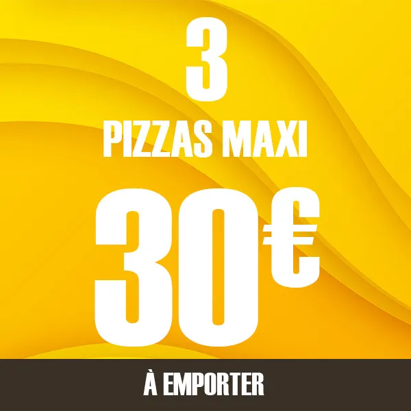 3 Pizzas Maxi