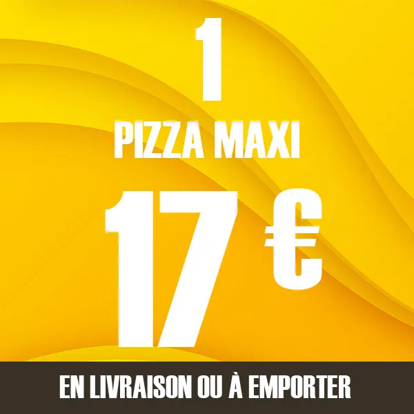 1 pizza Maxi 