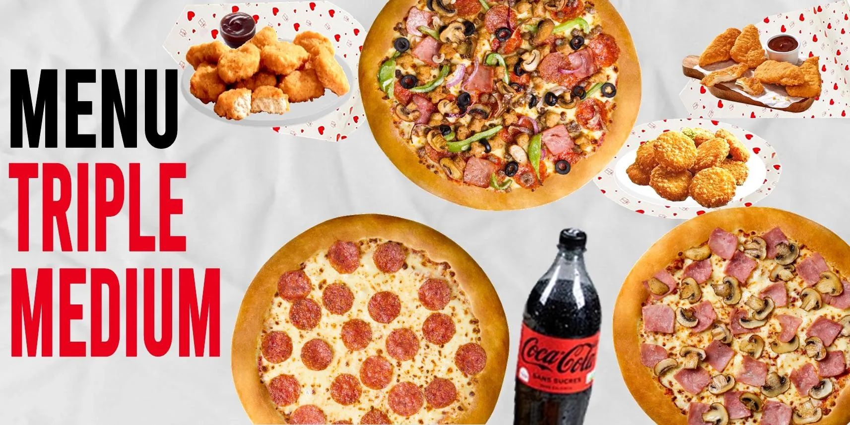 Menu Triple Medium