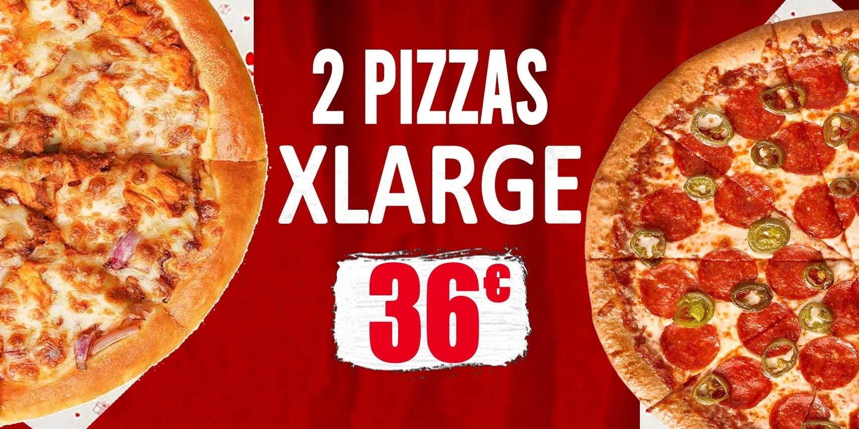 2 Pizzas XLarge