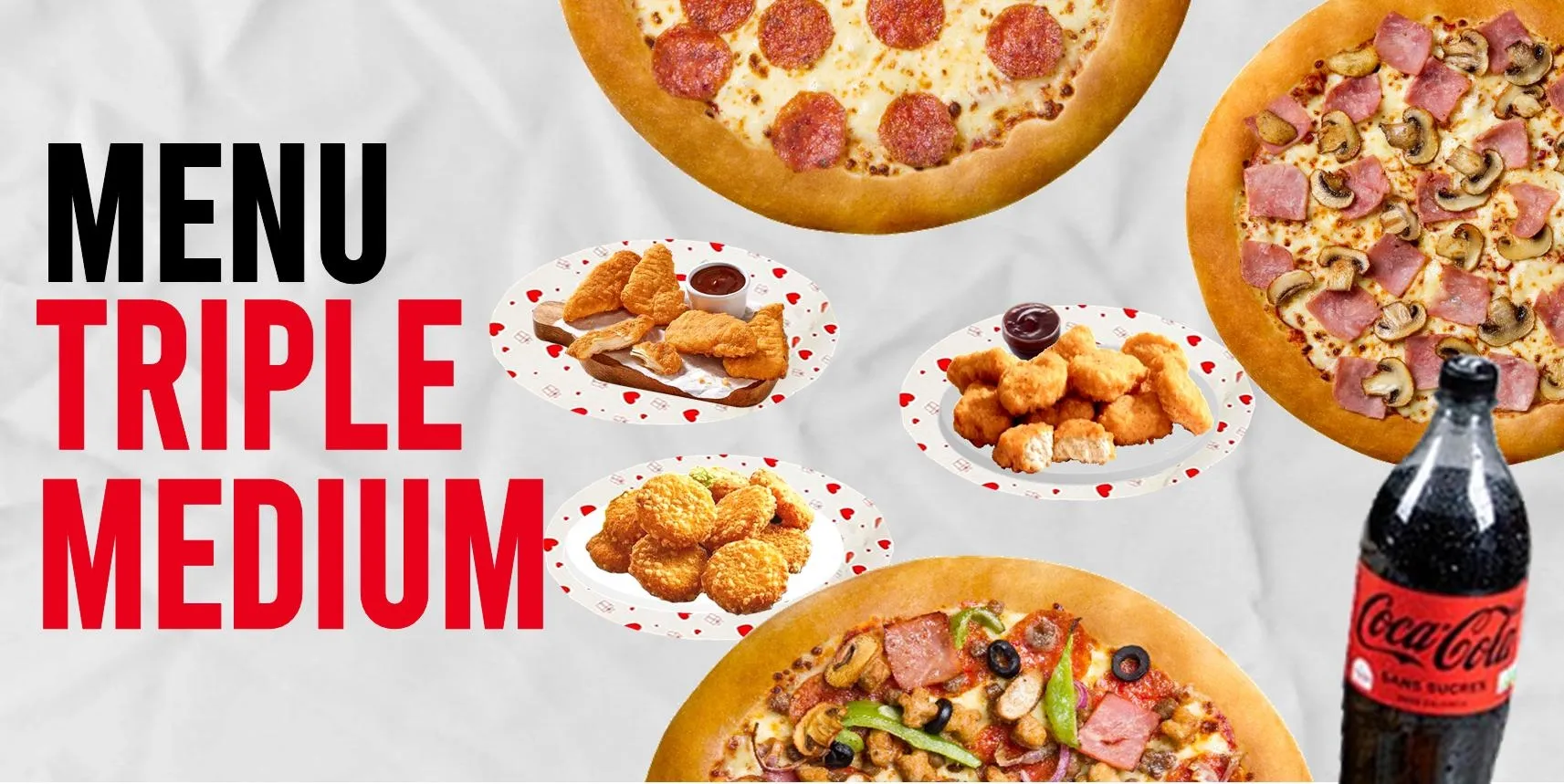 Menu Triple Medium