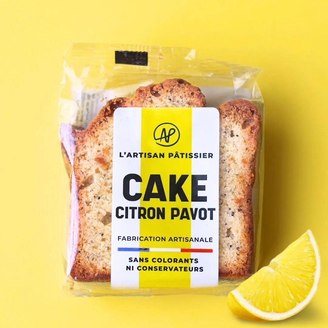 Tranche de Cake au Citron Pavot