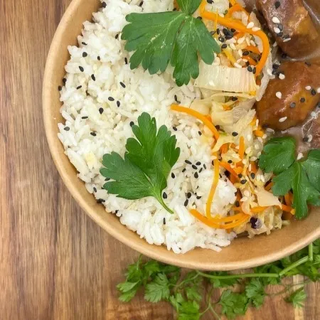 COCHON CONFIT & POMME GRENAILLE