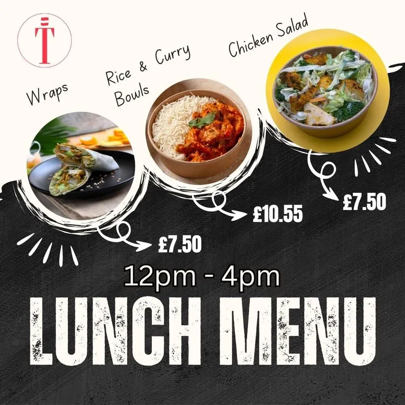 Lunch Menu &#40;12pm - 4pm&#41;