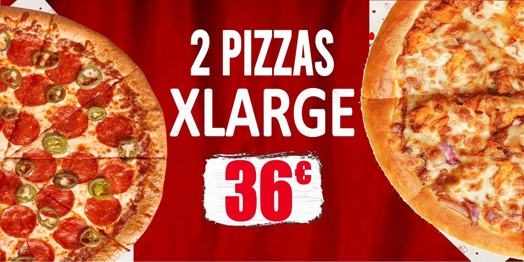 2 Pizzas XLarge