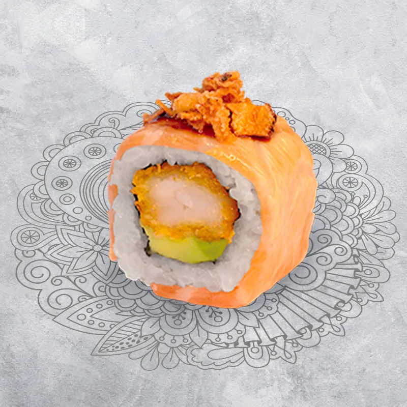 CROUSTY SALMON ROLL - 8PCS