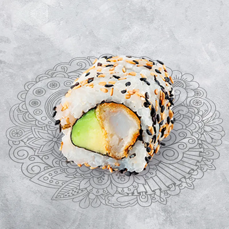 CALIFORNIA TEMPURA CREVETTE - 8PCS