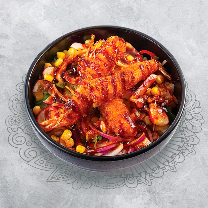 DONBURI CREVETTES TEMPURA