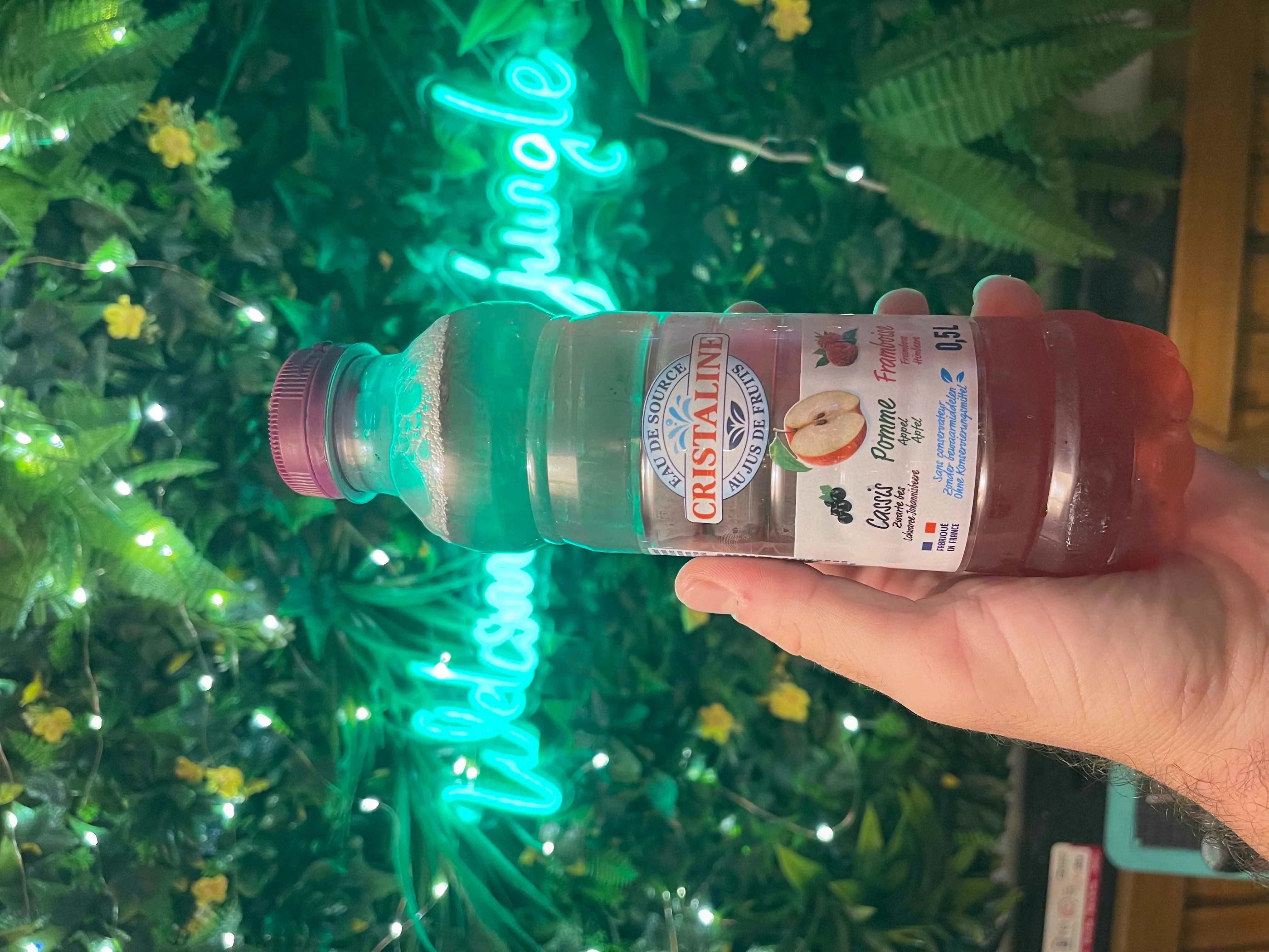 CRISTALINE AROMATISÉ CASSIS FRAMBOISE POMME