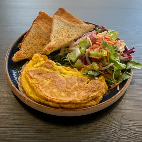 Breakfast-Buttered Omelette.