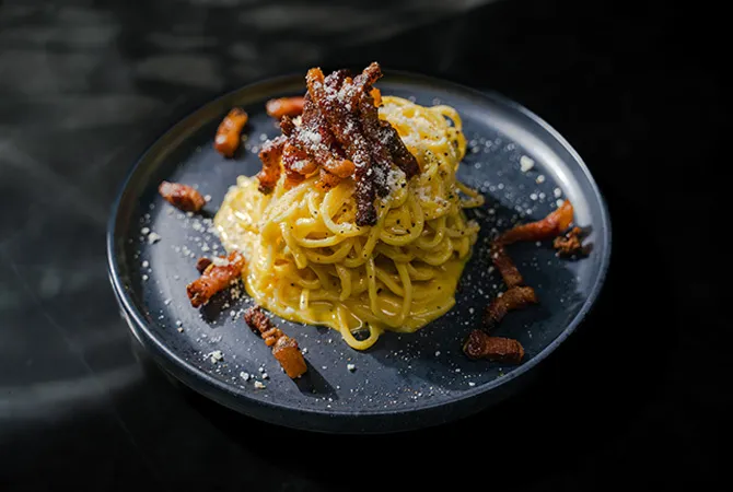 Pasta-Spaghetti Carbonara &#40;B&#41;