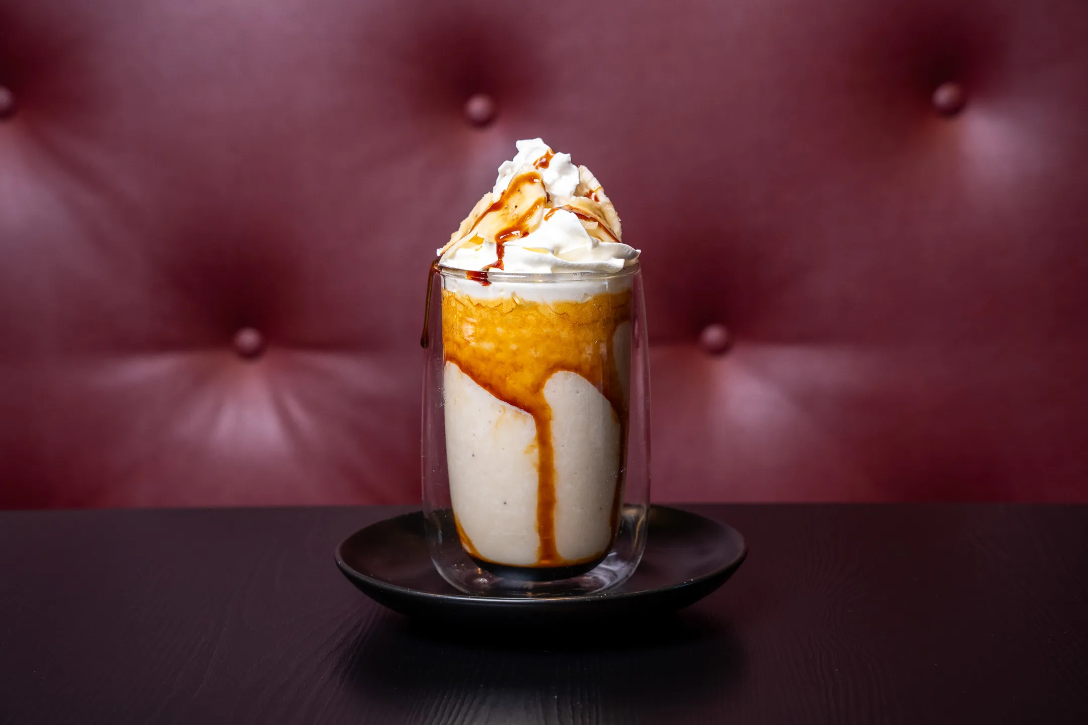 Banana Salty Caramel Frappe
