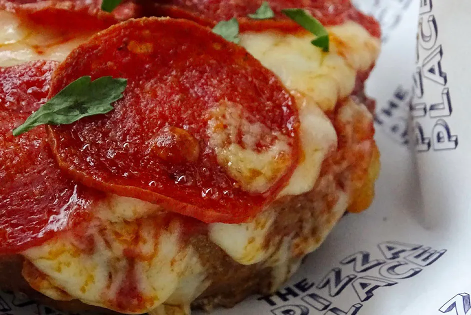 Pepperoni Pizza Loaded Jacket Potato Skin