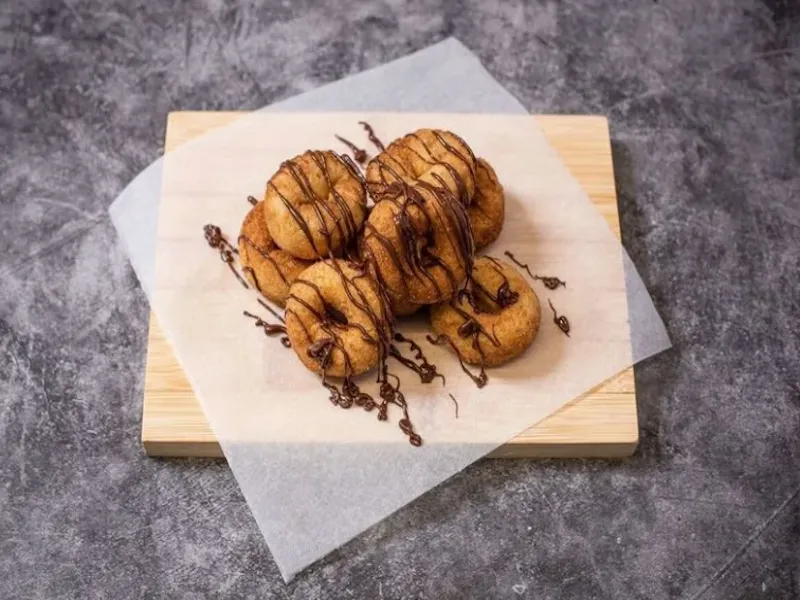 Cinnamon Mini Ring Doughnuts