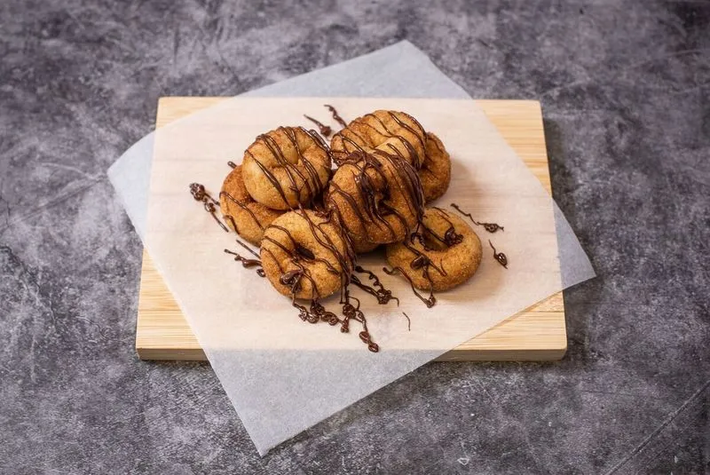 Cinnamon Mini Ring Doughnuts