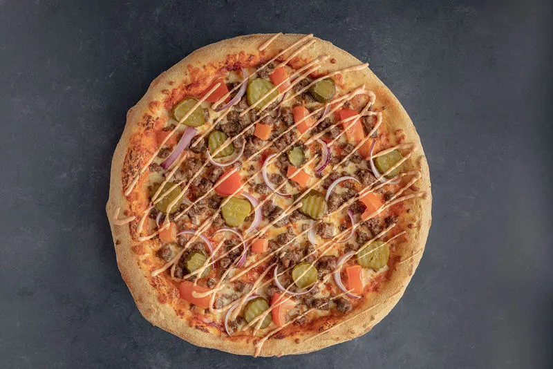 American Cheeseburger Pizza