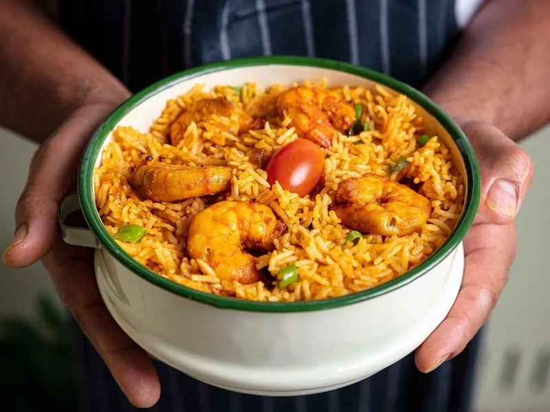 5d. King Prawn Biryani