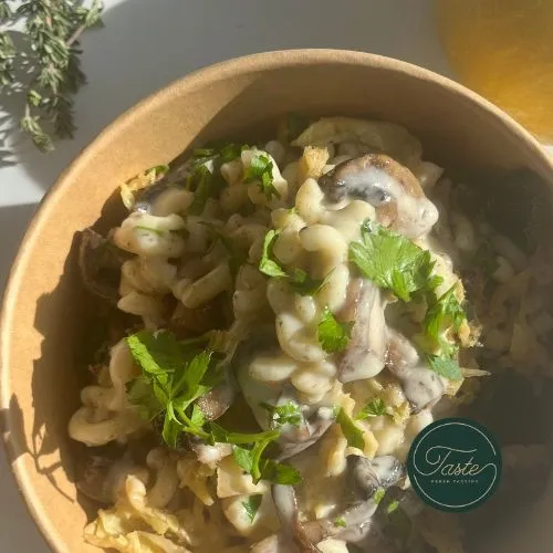 Coquillettes crémeuse façon "truffade"