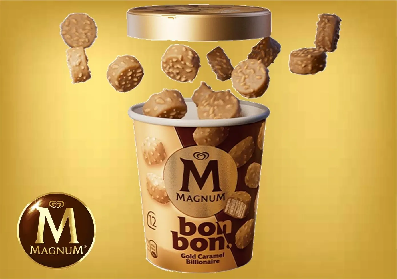 MAGNUM BONBON GOLD CARAMEL 204 ML