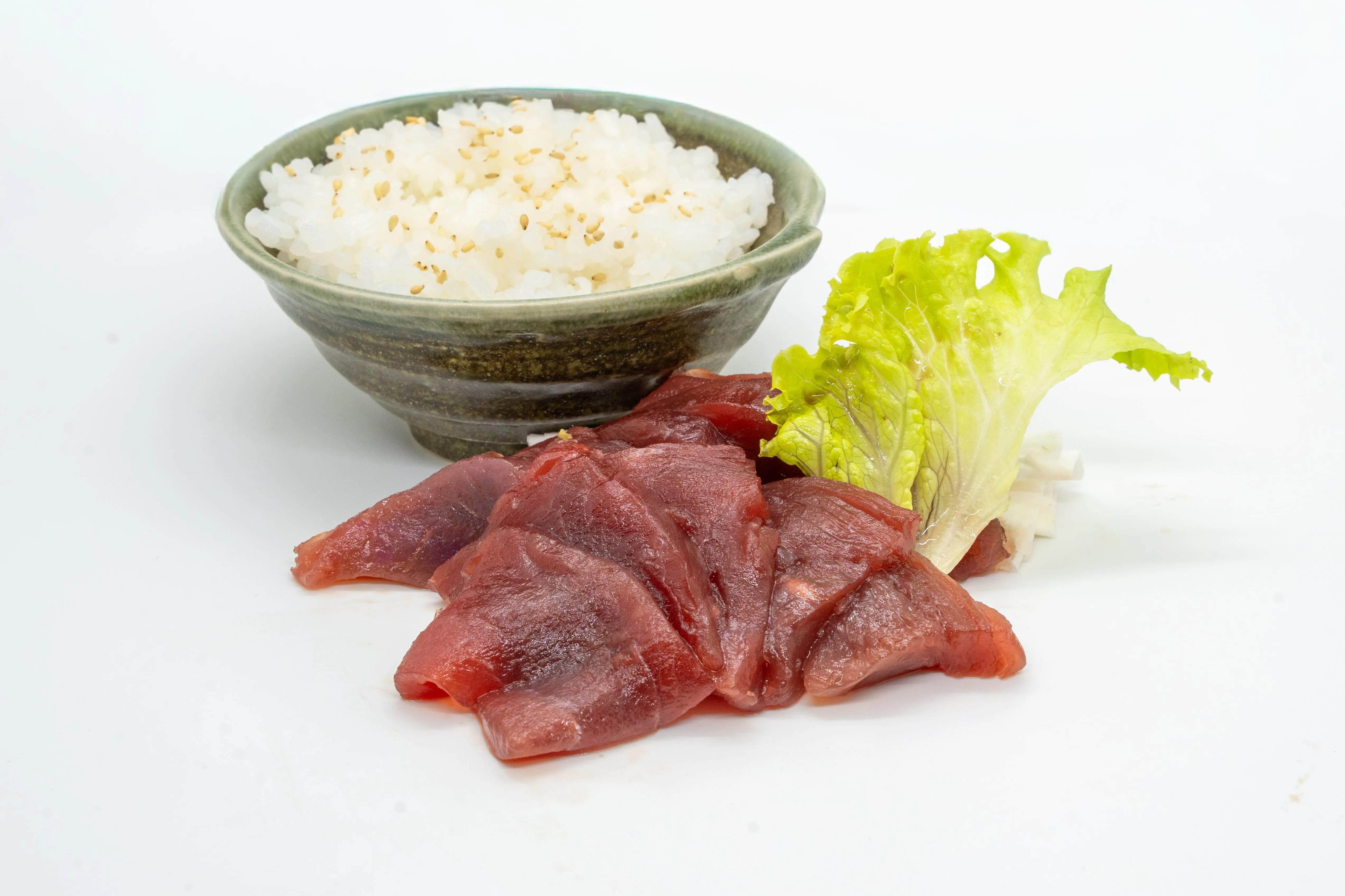 SASHIMI THON  et Bol de Riz Vinaigré 