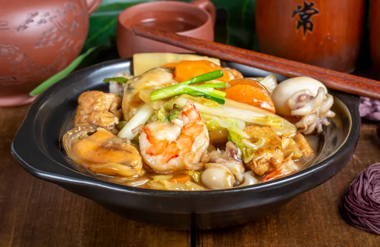 951.TOFU AUX FRUITS DE MER